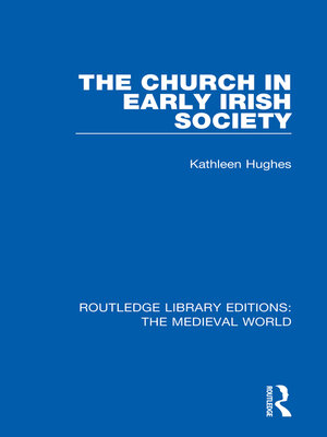 cover image of The Church in Early Irish Society